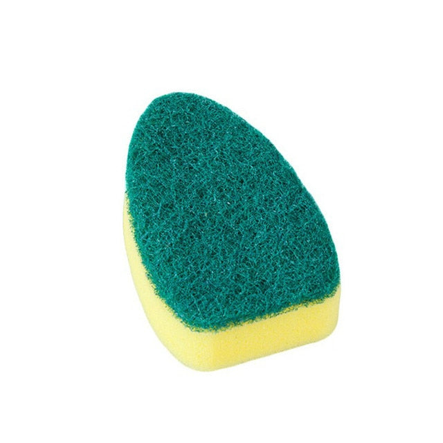 Scrub Brush with Soap Dispenser Dish Scrubber with Replaceable