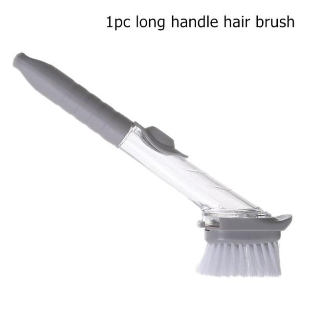 Cleaning Brushes Dish Washing Scrubber Soap Dispenser Refillable